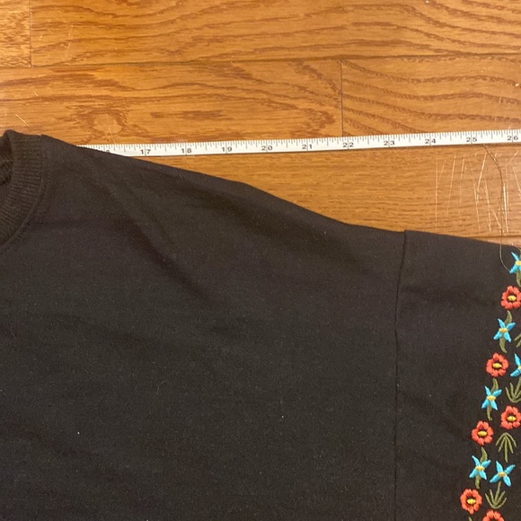 Long, puff sleeve sweatshirt top/dress/tunic style top - Picture 5 of 7